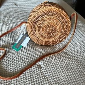 Rattan Purse